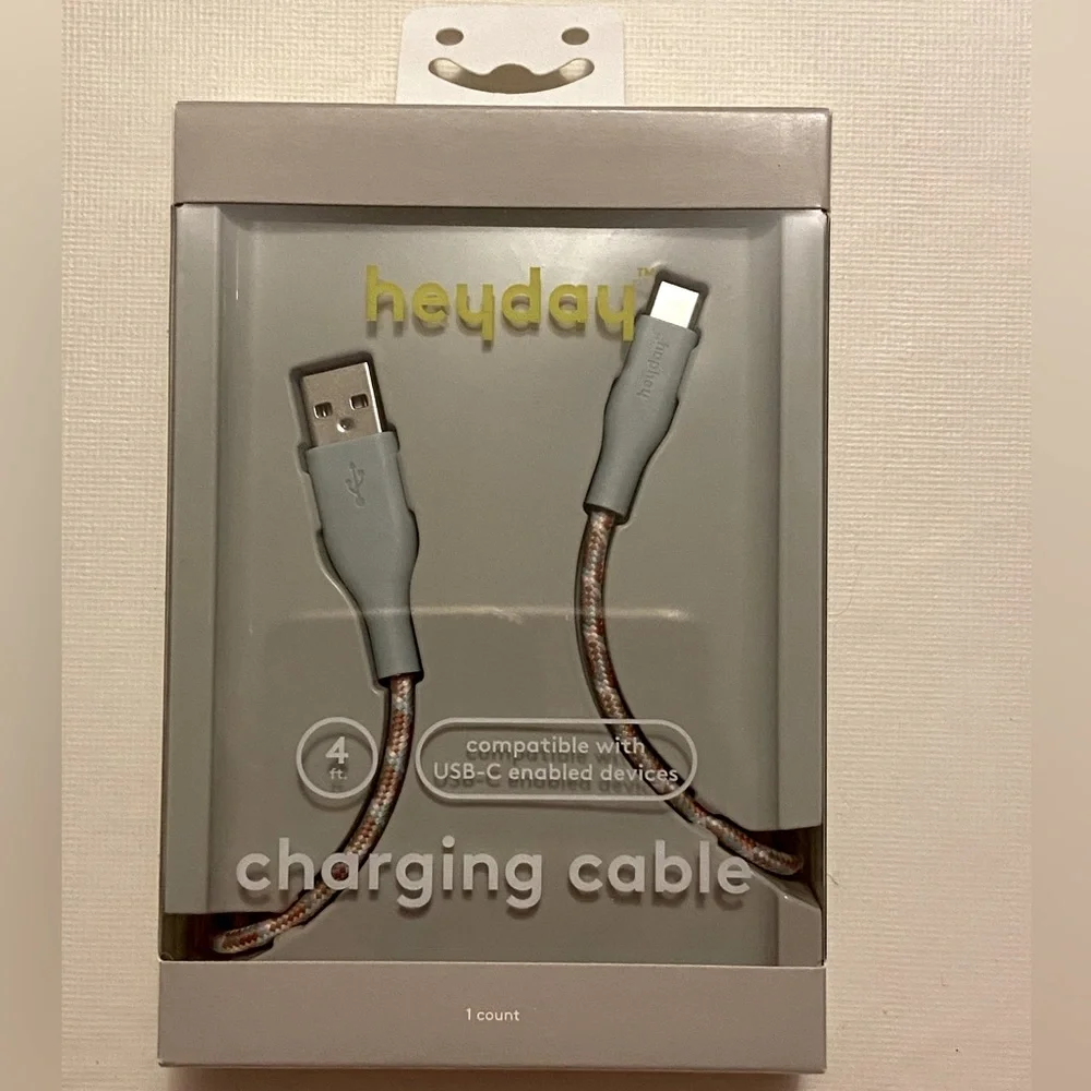 Heyday USB to USB-C Charging Cable